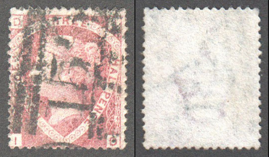 Great Britain Scott 32 Used Plate 3 - ID (P) - Click Image to Close